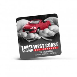The Trends AD Labels 50 x 50 is a standard sized permanent vinyl adhesive labels.  UV and solvent resistant.  In Clear or White.  Branding included. 