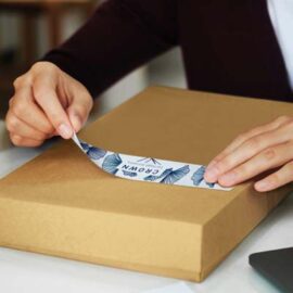 The Trends AD Labels 250 x 50 are a standard sized permanent vinyl adhesive labels.  Available in Clear or White and includes full colour printing the price.  UV resistant. 