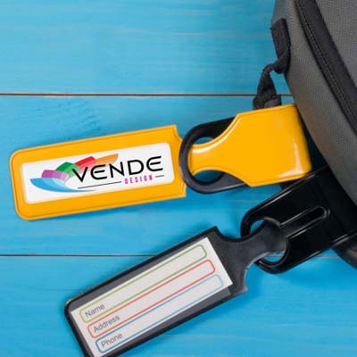 The Trends Resin Coated Labels 55 x 15 are suitable for permanent branding.  Full colour branding.  Great promotional product. 