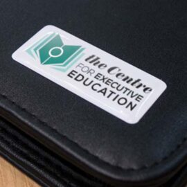 The Trends Resin Coated Labels 55 x 24 are resin coated adhesive labels suitable for permanent branding.  Available in 4 colours.  Branded labels. 