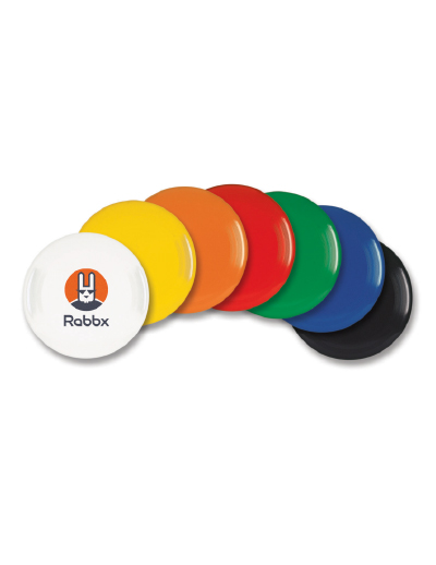 The Trends Collection Small Flyer is a small size flying disc.  Available in 7 colours.  Digital or screen printed.  Great promotional product.