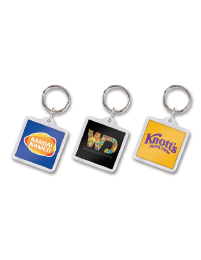 100294 Trends Collection Square Lens key Ring The Trends Collection Square Lens Key Ring is our most popular style of key ring. Full colour printing included in price. Can be numbered at additional cost.