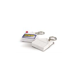 The Trends Collection House Tape Measure Key Ring is a 1 metre locking tape measure. House shaped. Perfect for real estate. In white. Great promotional product.