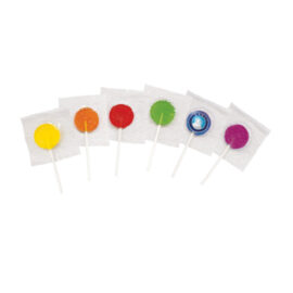 The Trends Collection Lollipops are a delicious 9 gram NZ made lollipop. Available in 6 colours. Can be branded via digital label. Price includes branding.