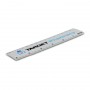 The Trends Collection 15cm Mini Ruler is a small plastic ruler in cm and inches.  Available in White.  Can be branded in a variety of ways and sizes.  Great promotional stationary product.