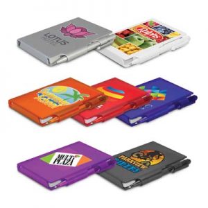 100495 TRENDS Pocket Rocket Notebook The Trends Collection Pocket Rocket Note Book is a best selling note book with 80 page pad. Plastic cover and matching mini pen. 7 colours available.