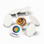 The Trends Plastic Golf Ball Marker is a lost cost plastic golf ball marker.  In White and branding available.  Great golf promotional product.