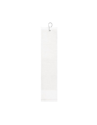 The Trends Collection Golf Towel is a pre-folded cotton golf towel. Has an eyelet and clip to attach to golf bags and carts. Available in 3 colours. Great golf promotional product.