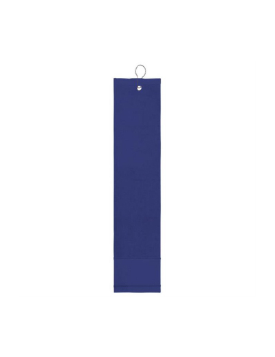 The Trends Collection Golf Towel is a pre-folded cotton golf towel. Has an eyelet and clip to attach to golf bags and carts. Available in 3 colours. Great golf promotional product.