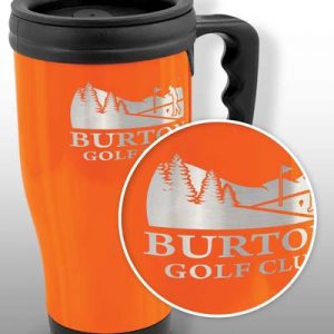 The Trends Collection Commuter Thermal Mug is a 500ml thermal mug. Push on lid. 11 colours. Great branded thermal reusable coffee mugs.