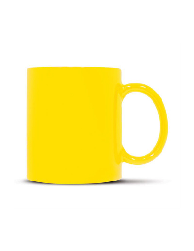 The Trends Collection Arabica Coffee mug is a 300ml D Handle stoneware coffee mug. White inside, colour outside. Great branded promotional drink ware.