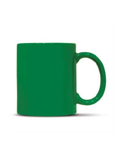 The Trends Collection Arabica Coffee mug is a 300ml D Handle stoneware coffee mug. White inside, colour outside. Great branded promotional drink ware.