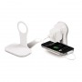 The Trends Collection Cell Phone Charger Stand is a handy stand that holds a cell phone whilst charging.  Fold to compact size.  Great practical branded promotional products.