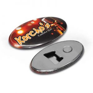 The Trends Fridge Magnet Bottle Opener is a handy bottle opens with strong magnet. Great branded practical promotional product
