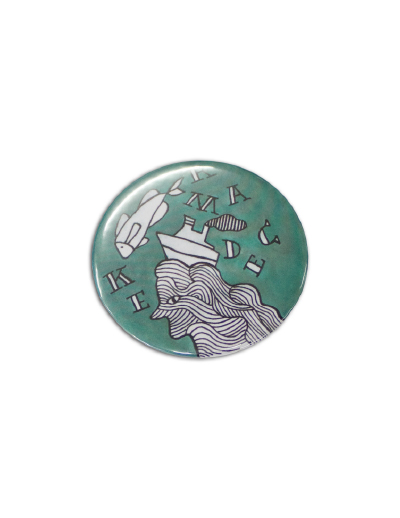 The Trends Collection Button Badge Round 58mm is a 58mm round pin on button badge.  Full Colour printer.  Great branded promotional product badge for all ages.