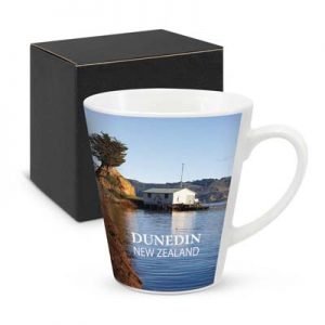 105297 TRENDS Latte Coffee Cup The Trends Latte Coffee Mug is a 300ml latte style ceramic coffee mug. Sublimation printing. Great branded hospitality or drink ware promotional product.