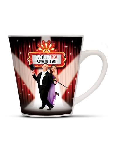 The Trends Collection Latte Coffee Mug is a 300ml latte style ceramic coffee mug. Sublimation printing. Great branded hospitality or drink ware promotional product.