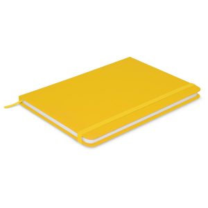 The Trends Collection Omega A5 Note Book is a luxury 80 lined page, hard cover note book. 12 colours available. Great branded promotional stationery product.