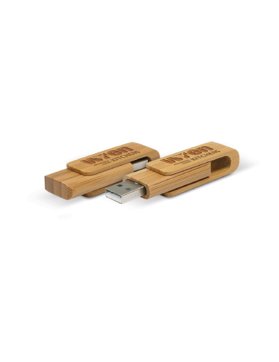 106208 Trends Collection Bamboo Flash Drive - Promotrenz The Trends Bamboo Flash Drive is a swivel flash drive manufactured from eco friendly bamboo. Great branded promotional usb drive product.