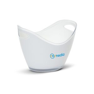 106211 Trends Collection Ice Bucket - Promotrenz The Trends Collection Ice Bucket is a robust design inspired ice bucket. White. Great branded promotional drink ware product or part of a gift package.