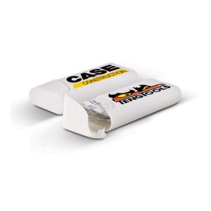 The Trends Collection Bandage Box is a pocket size plastic box containing 12 bandage strips.  Available in White.  Great branded health promotional product.