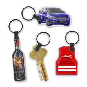 106850 TRENDS Star Flex Key Ring The Trends Collection Star Flex Key Ring is a soft foam filled key ring that can be custom shaped. Full Colour. Great branded custom key ring promo product.