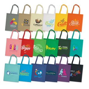 The Trends Collection Viva Tote Bag is a standard reusable tote bag with long handles.  80gsm.  18 colours.  Great branded bags for retail promotional products.