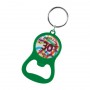 107106 Trends Collection Chevron Bottle Opener Key Ring Green