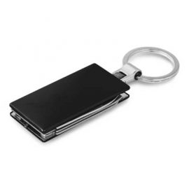 The Trends Multi Function Key Ring has a knife, scissors, bottle opener, nail file & ruler. Great branded practical business promo product.