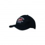 The Headwear Professionals Breathable Poly Cap with Sandwich Trim cap is a structured 6 panel, pre curved peak cap. Available in 5 colours and can be branded with your logo.-4009 Legend Life Poly Viscose Cap Black