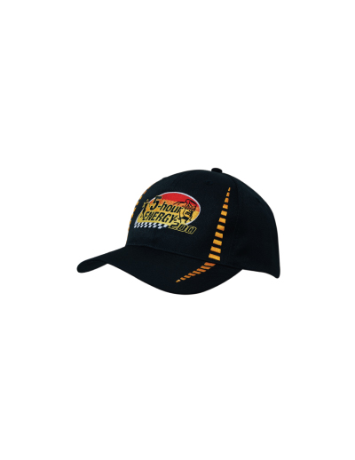 Headwear Professionals Breathable Poly Cap Twill with Small Check Patterning