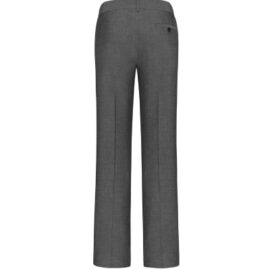 The Biz corporates Womens Relax Fit Pant is made from a cross dyed stretch fabric.  63% Polyester, 33% Viscose, 4% Elastane.  Suits most body shapes.  Available in Grey. Sizes 4-26.