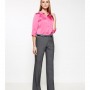 The Biz corporates Womens Relax Fit Pant is made from a cross dyed stretch fabric.  63% Polyester, 33% Viscose, 4% Elastane.  Suits most body shapes.  Available in Grey. Sizes 4-26.