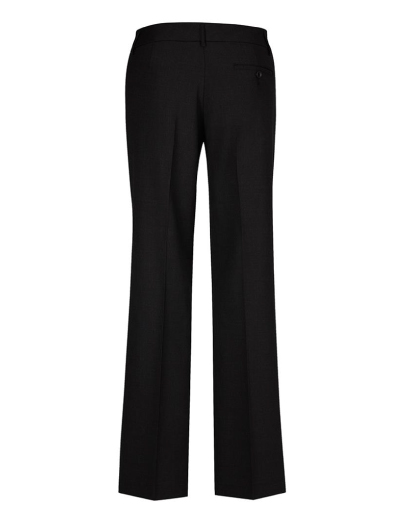 The Biz Collection Relaxed Fit Straight Leg Pant is a 55% Polyester, 43% Wool, 2% Elastane.  Available in 3 colours. Sizes 4-26.