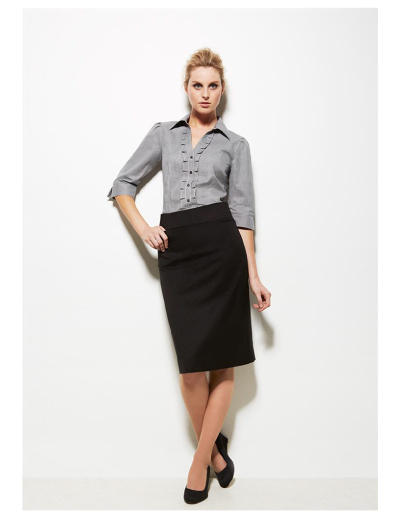 Biz Corporates Womens Relaxed Fit Skirt- Cool Stretch - Promotrenz