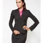 The Biz Corporates Womens Short Jacket with Reverse Lapel is a cool stretch jacket made of 92% Polyester 8% Bamboo. Available in 3 colours. Sizes 4-26.