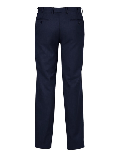 The Biz Corporates Mens Flat Front Pant Stout is a cool stretch pant made of 92% Polyester 8% Bamboo Charcoal. Available in 3 colours. Sizes 107S-127S.