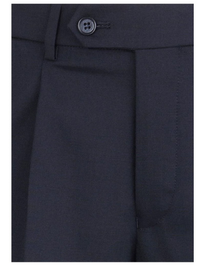 The Biz Corporates Mens One Pleat Pant Regular is a warm wool blend pant  made of 55% Polyester, 43% Wool, 2% Elastane. Available in 3 colours. Sizes 77R-122R.