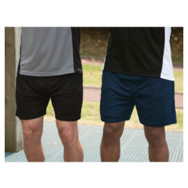 The Unlimited Edition Sports Adult Knit Short are a 100% polyester 150gm, double knit, quick dry short.  Black or Navy.  Great sports shorts from C-Force.