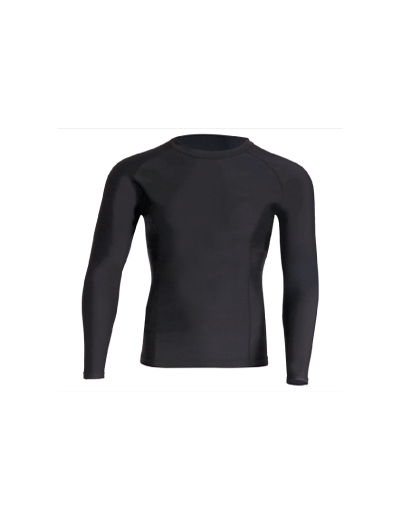 The Unlimited Edition Long Sleeve Compression Top is a great unisex fit for adults.  Available in Black with black stitching. Sizes 2XS- 3XL