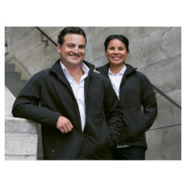 The Unlimited Edition Managers Softshell Jacket is made from 100% polyester. A wind and showerproof softshell jacket. Available in Black. Unisex. Sizes 3XS (8)-5XL (26).