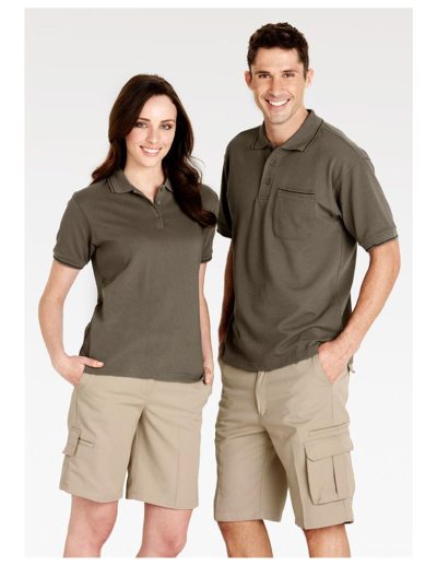 The Biz Collection Mens Detroit Short Regular is an easy fit, flat front short.  2 colours.  Great workwear shorts from Biz Collection.