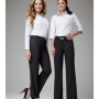 The Biz Collection Ladies Classic Flat Front Pant is 65% Polyester, 35% Viscose material. Available in 3 colours. Sizes 6-26