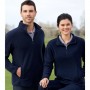 The Biz Collection Mens Trinity 1/2 Zip Pullover is a 200gsm, modern fit microfleece.  Black or Navy.  S - 5xL.  Great fleece workwear from Biz Collection.