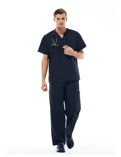 h10612 Biz Collection Unisex Classic Scrubs Top - Promotrenz The Biz Collection Unisex Classic Scrubs Top is made from 65% Polyester and 35% cotton. It is an easy fit and has two lower front pockets. 6 colours.
