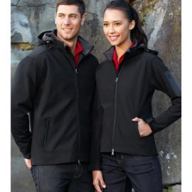 The Biz Collection Mens Summit Jacket is a modern fit, water repellent, Biz Tech Jacket.  Black or Navy.  S - 5XL.  Great work jackets from Biz Collection.