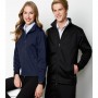 The Biz Collection Ladies Soft Shell Jacket is a Biz Tech, water repellent, breathable, soft shell jacket.  Black or Navy.  Great softshell jackets from Biz Collection.