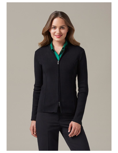 lc3505 Biz Collection Ladies 2-way Zip Cardigan The Biz Collection Ladies 2-Way Zip Cardigan is a modern fit, 2 way zip cardigan. 3 colours. Great work cardigans from Biz Collection.