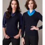 lp3506 Biz Collection Ladies V-Neck Pullover