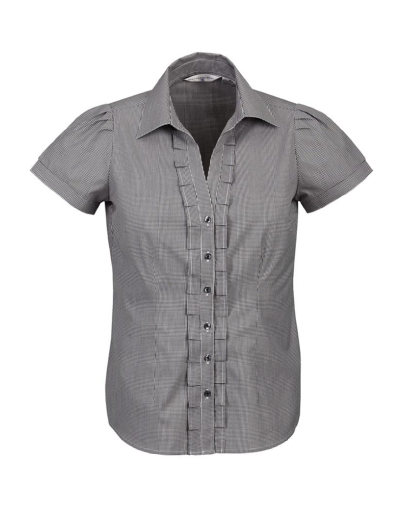 Biz Collection Ladies Edge Short Sleeve Shirt